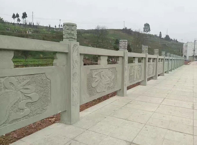 青砂岩栏杆