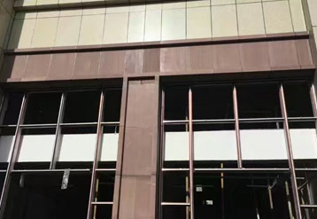 紫砂岩施工实拍图