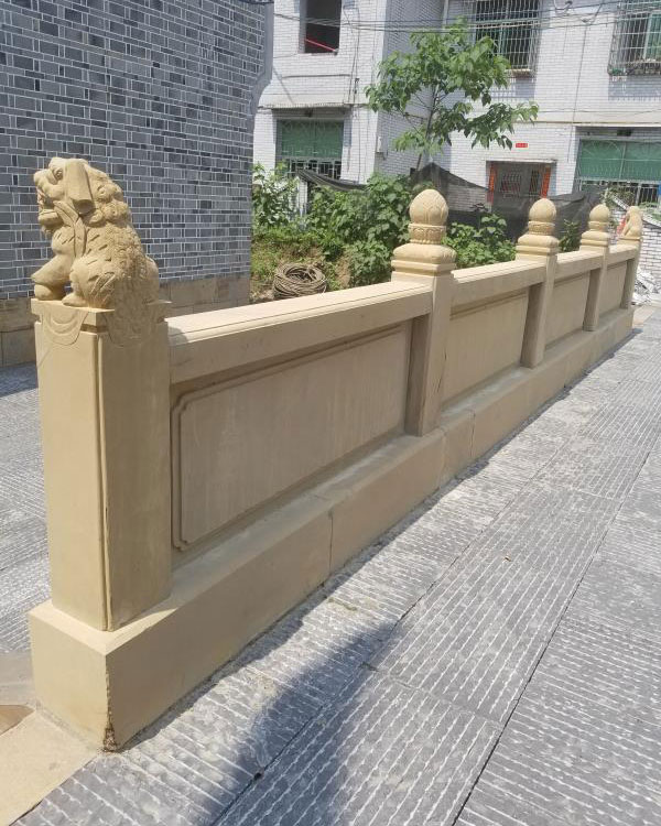 砂岩栏杆工程案例