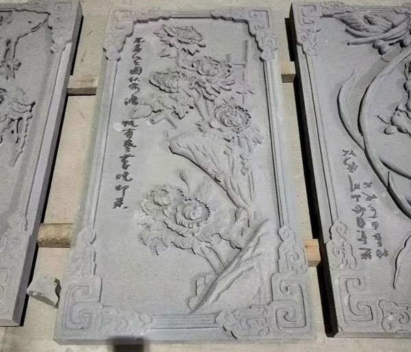 灰黑砂岩雕刻