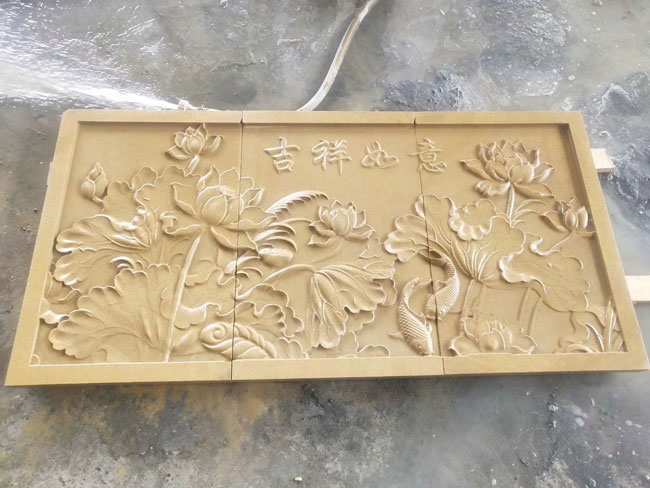 黄砂岩浮雕