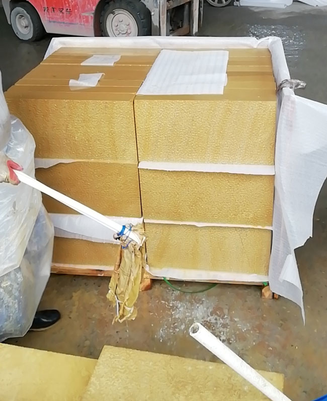 黄金砂岩荔枝面展示